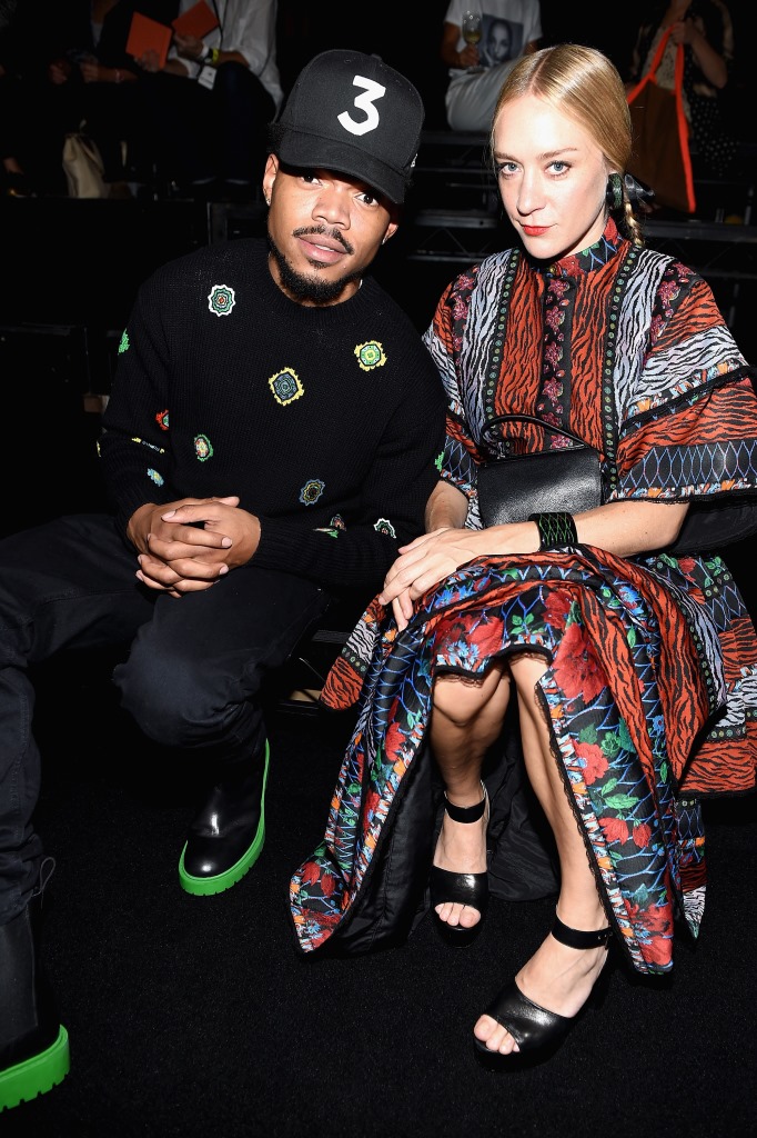 NEW YORK, NY - OCTOBER 19: Chance the Rapper and Chloe Sevigny attend KENZO x H&M Launch Event Directed By Jean-Paul Goude' at Pier 36 on October 19, 2016 in New York City. (Photo by Dimitrios Kambouris/Getty Images for H&M)